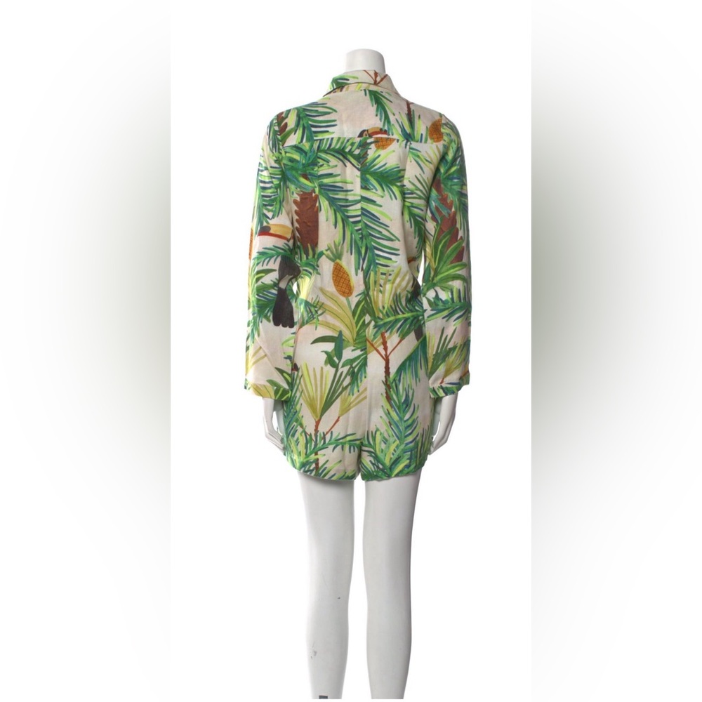 Farm Rio Linen Romper - Picture 3 of 3